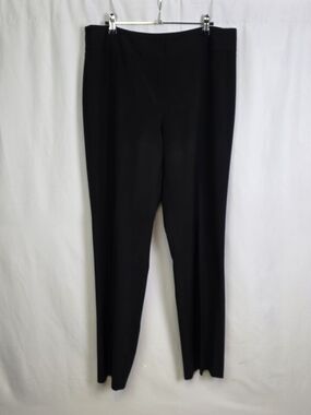 Women's Style & Co Black Straight Leg Stretch Pants Size 14